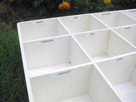 organize those seed packets, gardening, organizing, Labeled storage sections Photo by Greg Holdsworth