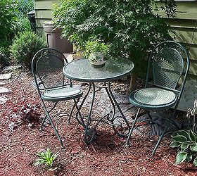 best seat in the house garden, gardening, outdoor living, table for two