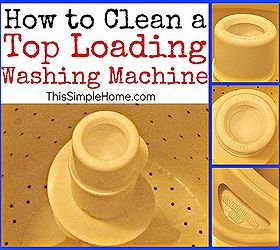 how to clean a top loading washing machine soap scum, appliances, cleaning tips