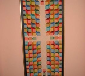 my dear mother s artwork amp sewing, crafts, Geometric shapes Wall hanging Needlepoint