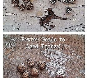 Change Pewter Beads to Aged Bronze in a Snap With DecoArt!