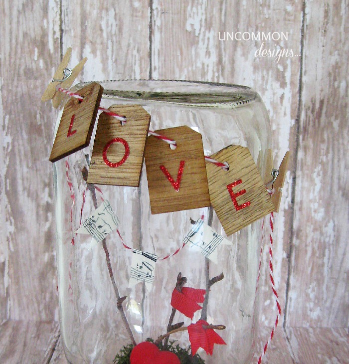 valentine mason jar craft, crafts, mason jars, seasonal holiday decor, valentines day ideas