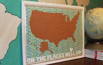 DIY 'Where We've Been' Map