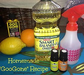 homemade googone recipe, cleaning tips, Homemade GooGone Recipe