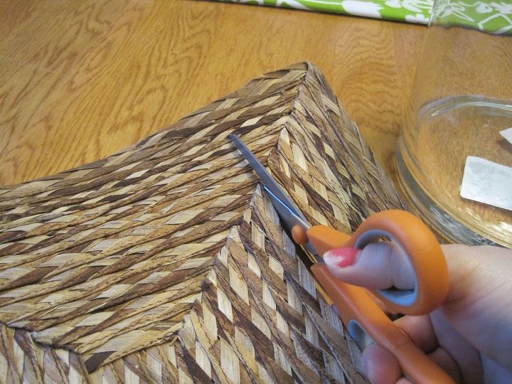 decorao de casa de vero com oramento limitado, Comece cortando um guardanapo de ervas marinhas em tiras
