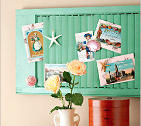 four smart ways to organize mail, organizing, Use Old Shutters This project is as simple as hang and use You can make your own system or just stick your loose mail in the slates either way it will look better than a scattered pile on the table