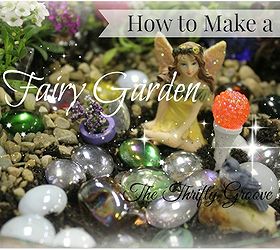 how to make a fairy garden, all done