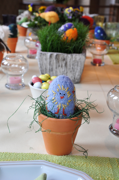 easter tablescape, easter decorations, seasonal holiday d cor, Grandma s egg