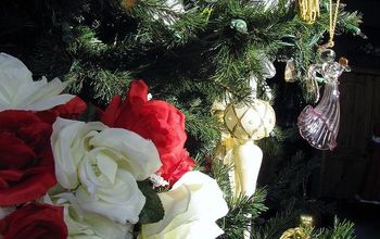 Wedding Decorations Turned Christmas Tree Decorations~