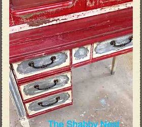 shabby farmhouse style cabinet, painted furniture