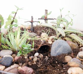 add a little easy diy easter to your container garden, container gardening, crafts, easter decorations, flowers, gardening, seasonal holiday decor, succulents, terrarium