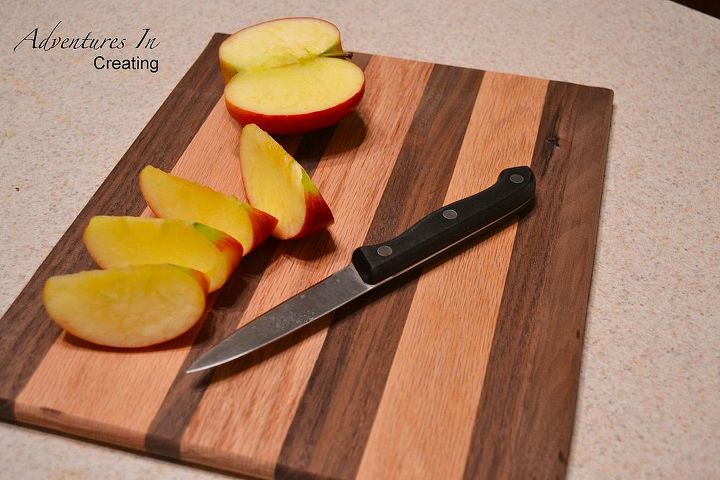 a scrap tastic cutting board, woodworking projects