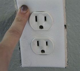 reduce your electric bill and warm your home for less than 2, electrical, go green, Place the cover around the plugs