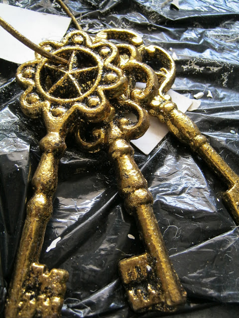 chaves emolduradas, Um conjunto de chaves que comprei no HomeSense
