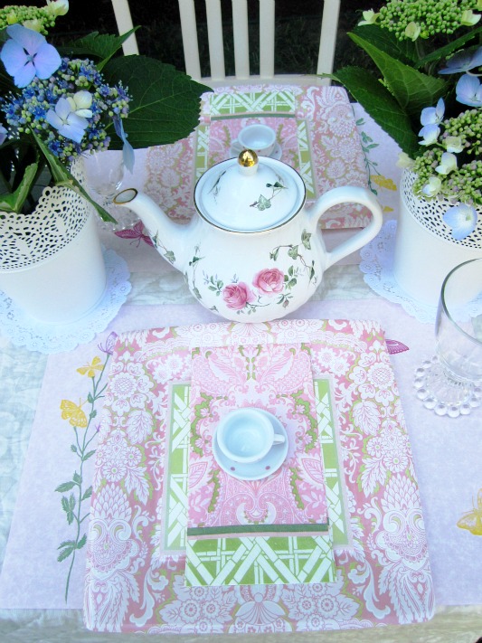 a sweet and simple tea party birthday, crafts, home decor, Pretty paper plates were perfect for young guests and teapots and fresh flowers make lovely decor