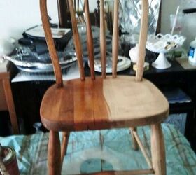 cute little chairs, painted furniture, Sanded and partially treated with wood conditioner
