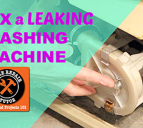fix a leaking washing machine and escape massive repair bills, appliances, diy, home maintenance repairs, how to