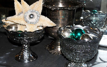 Make a Faceted Mercury Glass Bowl for the Holidays