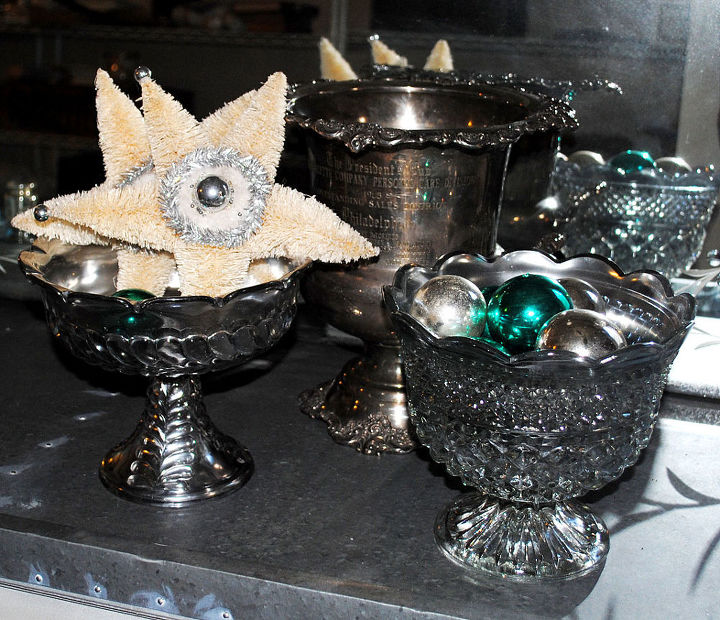 make a faceted mercury glass bowl for the holidays, crafts, Afterwards sparkly Mercury glass perfect for the Holidays