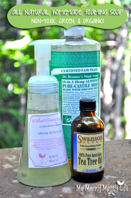 homemade all natural foaming hand soap, cleaning tips, All Natural Homemade Foaming Hand Soap