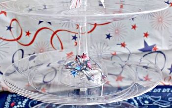 Memorial Day Table Setting With Plastic and Table Cover#Memorialday