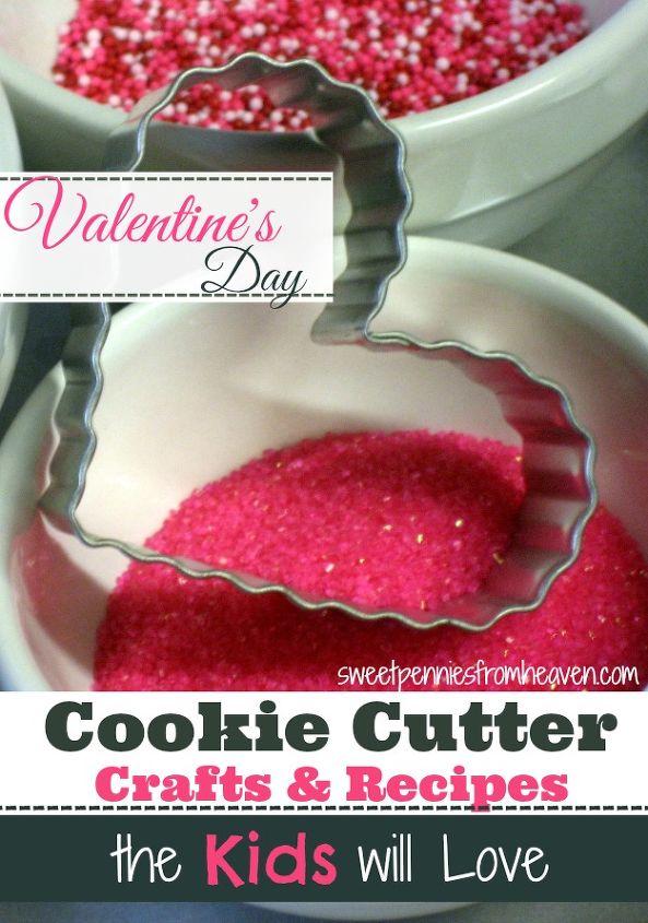 valentine s day crafts and recipes using heart shaped cookie cutters, crafts, seasonal holiday decor, valentines day ideas, Craft and cook with the kids for Valentine s Day fun Lots of great ideas from heart shaped pancakes and 2 ingredient strawberry fudge to heart shaped pin cushions and yarn heart crafts