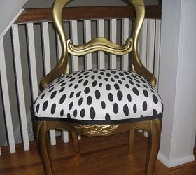 a chair makeover, painted furniture
