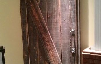 Barndoor I made for a client's basement (Mancave)