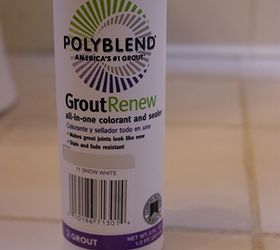 removing dried on grout and refreshing grout lines, cleaning tips, home maintenance repairs, tiling, Grout Renew is a grout paint and sealer in one that can make your grout lines look like new