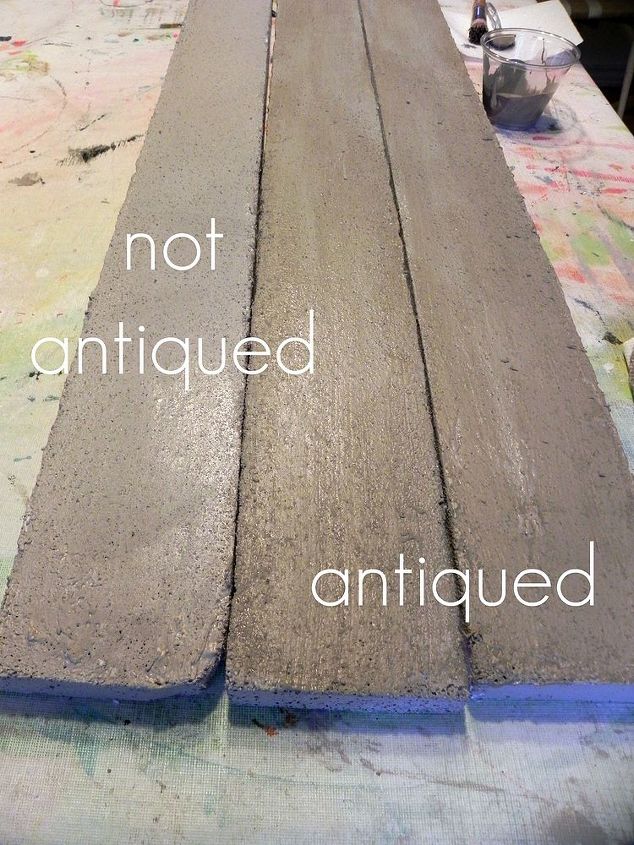 cornija de madeira de palete falso, Com alguns produtos especiais voc pode pintar isopor para parecer madeira