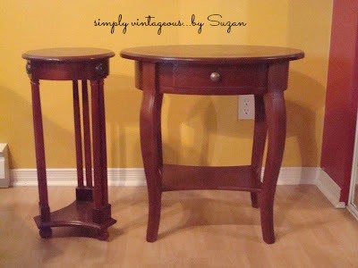 a union jack side table, painted furniture, BEFORE