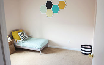 Hexagon Wall Art From Popsicle Sticks!