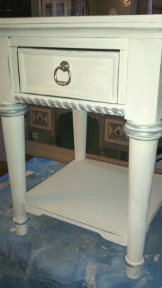 side tables done with annie sloan, painted furniture