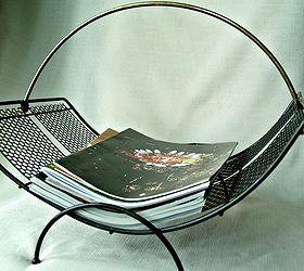 decorating with vintage the ultimate repurpose, home decor, painted furniture, Retro magazine rack