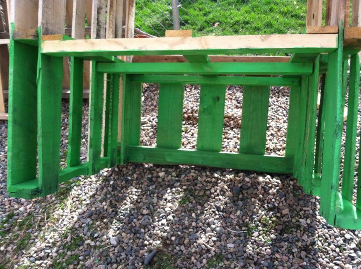 gardening bench made with reclaimed lumber, diy, repurposing upcycling, woodworking projects