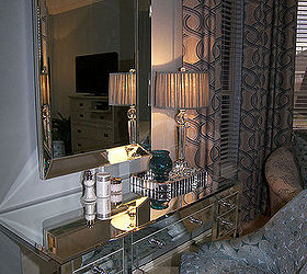 mirrored vanity desk, home decor, painted furniture, Vanity Space for Her