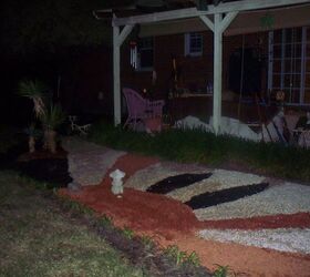 my landscaping adventure, landscape, outdoor living, night time