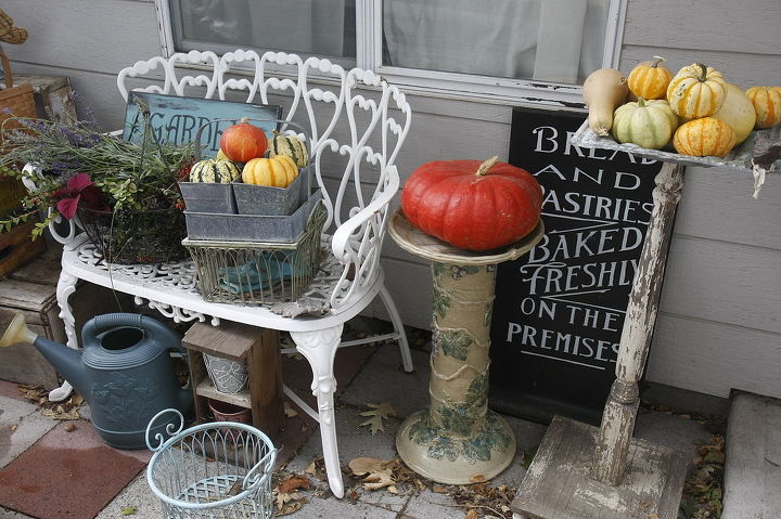 decorating for fall ooops bought real food, gardening, seasonal holiday decor