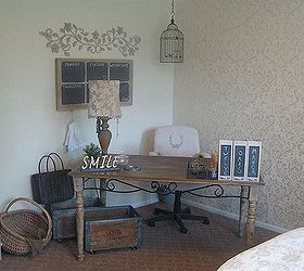 home office guest room, bedroom ideas, craft rooms, home decor, home office, After accessorizing
