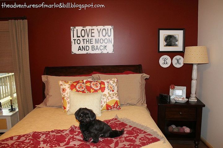 master bedroom makeover, bedroom ideas, home decor, Our little Bella approves of the makover
