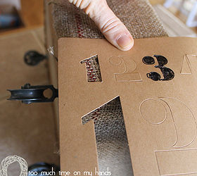 cardboard box into an industrial crate, crafts, repurposing upcycling