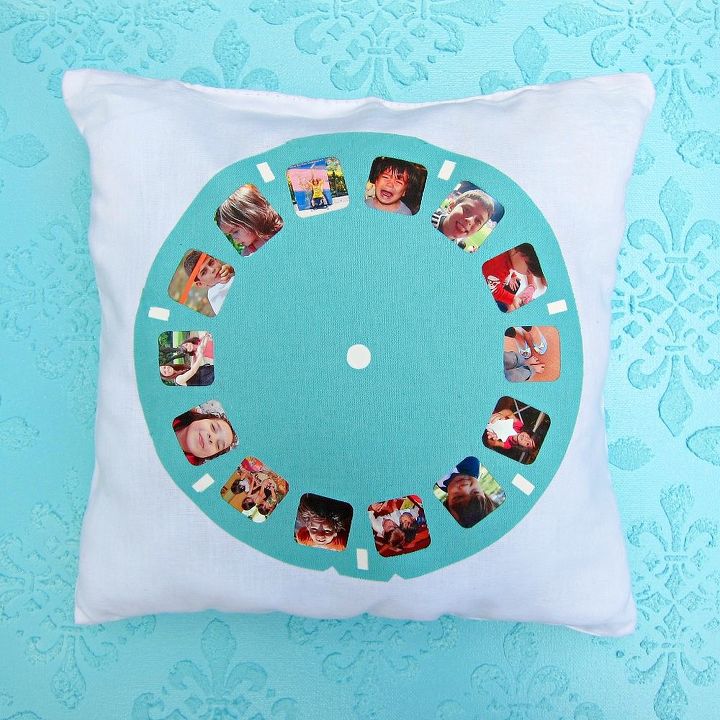 customize your home decor with view master pillows add your favorite pictures, home decor