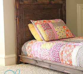 diy 30 twin platform bed, bedroom ideas, home decor, painted furniture
