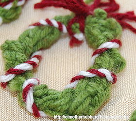 pastatastic christmas decorations, christmas decorations, crafts, repurposing upcycling, seasonal holiday decor, wreaths, A finger knitted wreath and