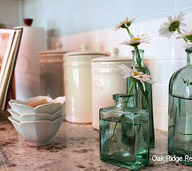 kitchen remodel, home decor, kitchen backsplash, kitchen design, kitchen island, thrifted jars