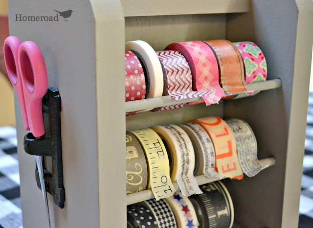 spice rack kit made a great washi tape dispenser, cleaning tips, Perfect for rows of Washi Tape