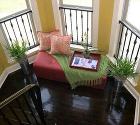 here are some great ideas to let your stair landing take off, home decor, Decorated Stair Landing