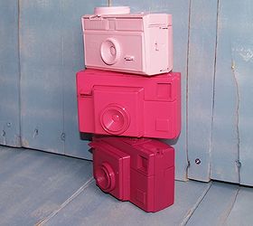update old cameras with paint for fresh room decor, crafts, home decor, painting, repurposing upcycling