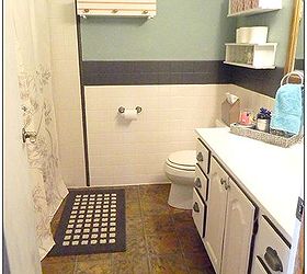 updating a bathroom for 71 00, bathroom ideas, home decor, the after results are pretty great