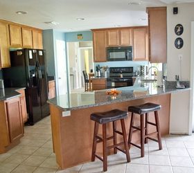 80 s kitchen before and after, countertops, home decor, home improvement, kitchen design